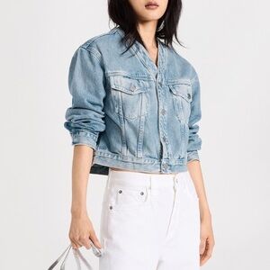 AG Adriano Goldschmied Cropped Denim Jacket NWT
